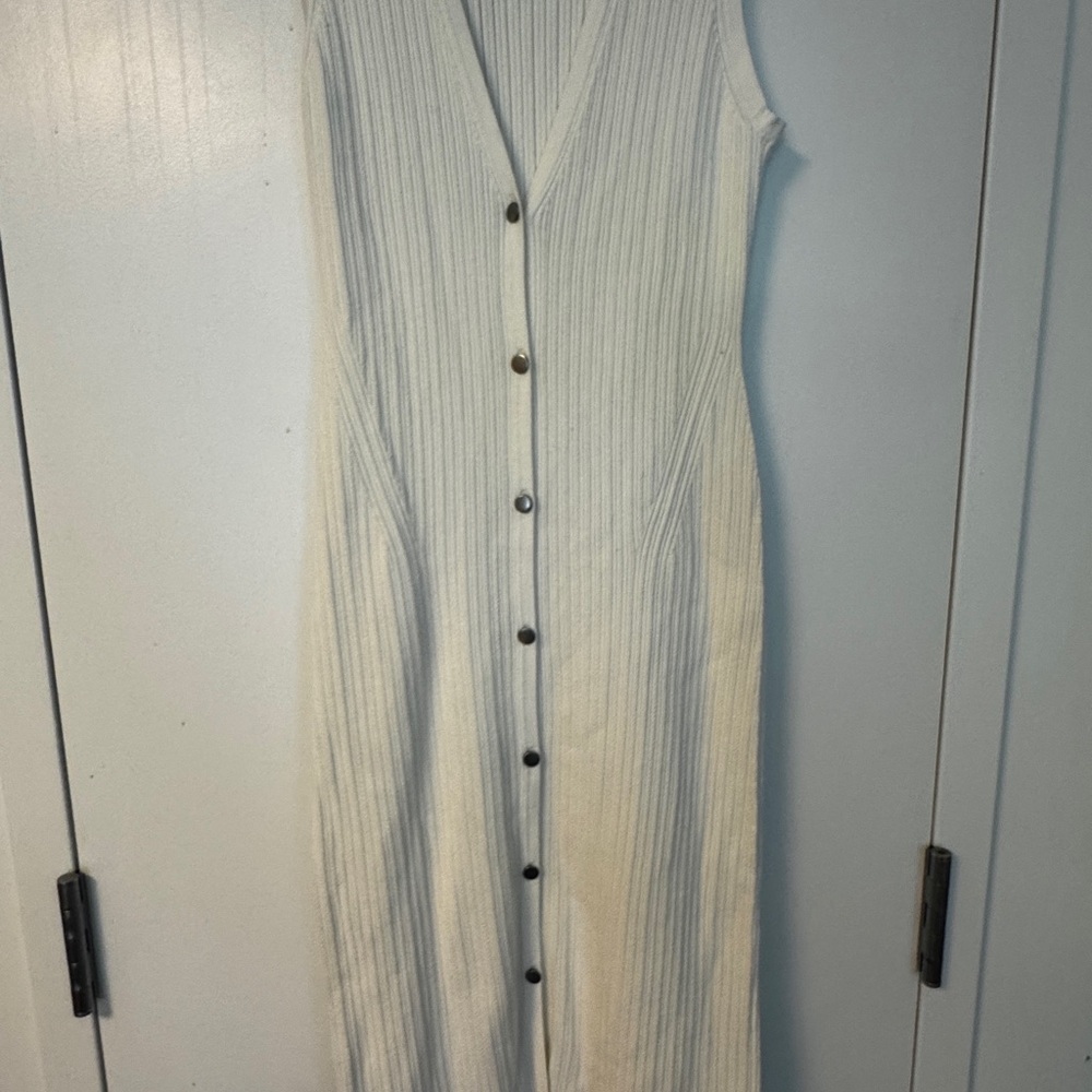 Ramy Brook Cream Sleeveless Maxi Dress